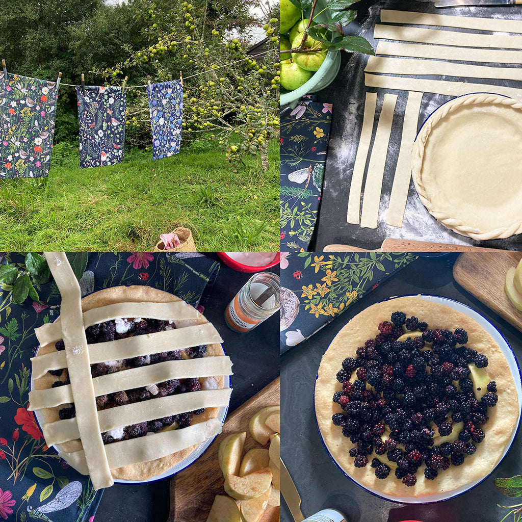 Baking - Bramble and Apple Pie