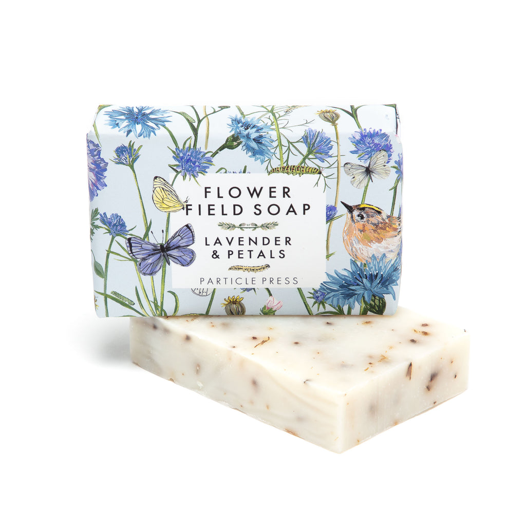 lavender poppy seed soap Flower Field Soap Bar – Particle Press